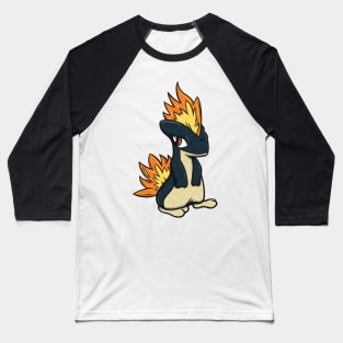 Johto Fire Starter - Quilava Baseball T-Shirt